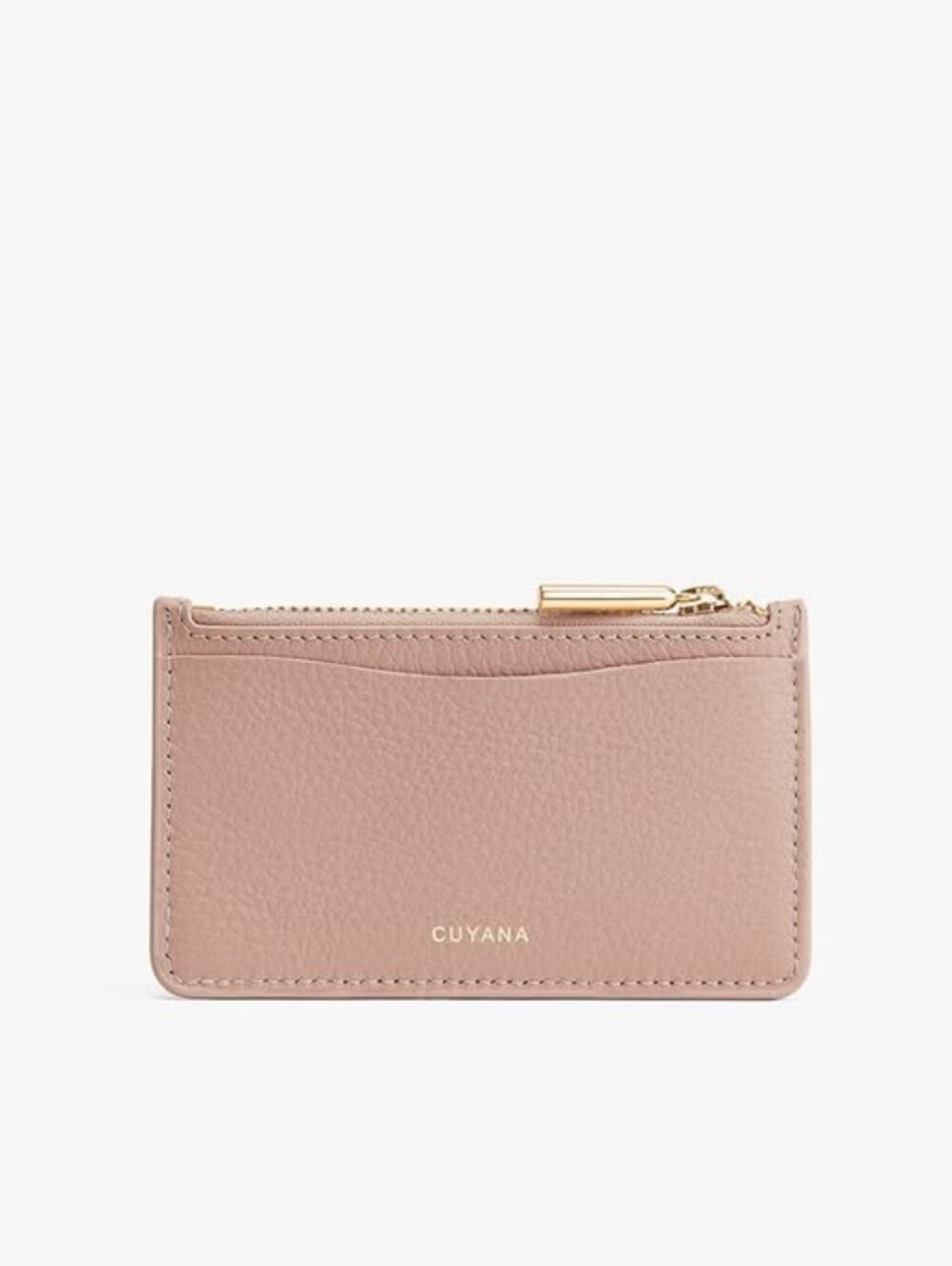Cuyana Zip Cardholder in Soft Rose